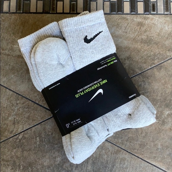 NIKE EVERYDAY CUSHIONED CREW SOCKS Men’s - Picture 3 of 16